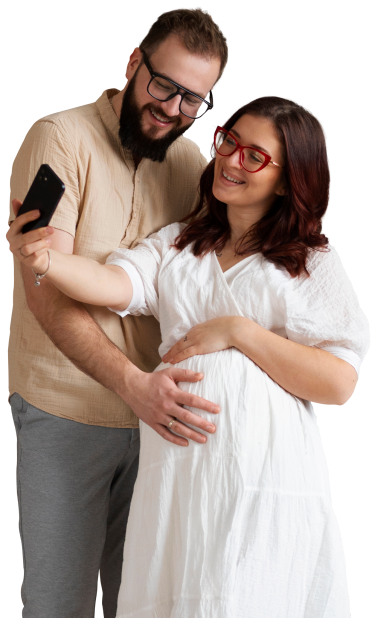 First-time homebuyer couple reviewing their options
